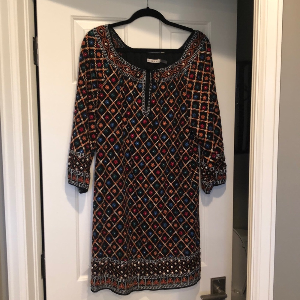 Alice and Olivia bohemian beaded dress
